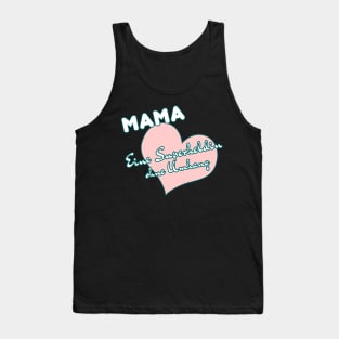 Mama, eine Superheldin ohne Umhang Rosa Tank Top